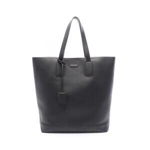 SAINT LAURENT PARIS Tote Bag Black Leather